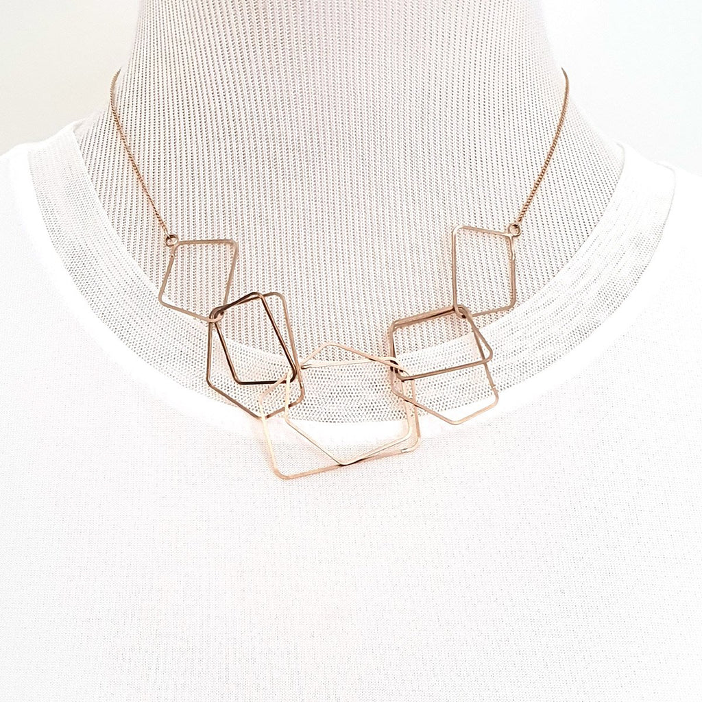 geometric necklace