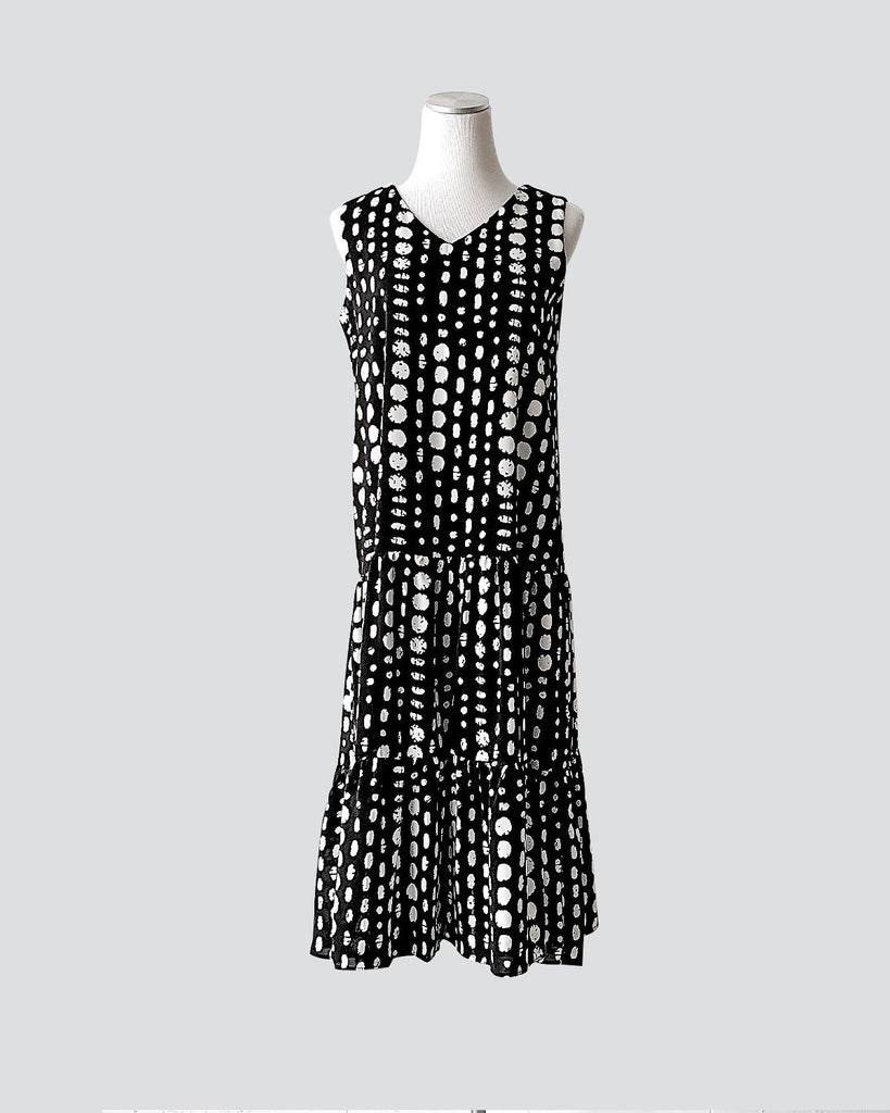polka dots dress for ladies